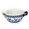 Polish Pottery Zaklady 1.25 Quart Mixing Bowl (Rooster Blues) | Y1252-D1149 at PolishPotteryOutlet.com