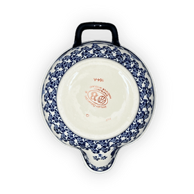 Polish Pottery Zaklady 1.25 Quart Mixing Bowl (Rooster Blues) | Y1252-D1149 Additional Image at PolishPotteryOutlet.com