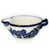 Bowl, Round, Mixing Bowl, 1.25 Quart in "Blue Floral Vines" by Zaklady | Y1252-D1210A