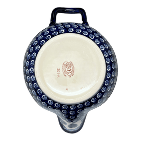 Polish Pottery 1.25 Quart Mixing Bowl (Swirling Hearts) | Y1252-D467 Additional Image at PolishPotteryOutlet.com