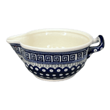 Bowl, Round, Mixing Bowl, 1.25 Quart in "Grecian Dot" by Zaklady | Y1252-D923