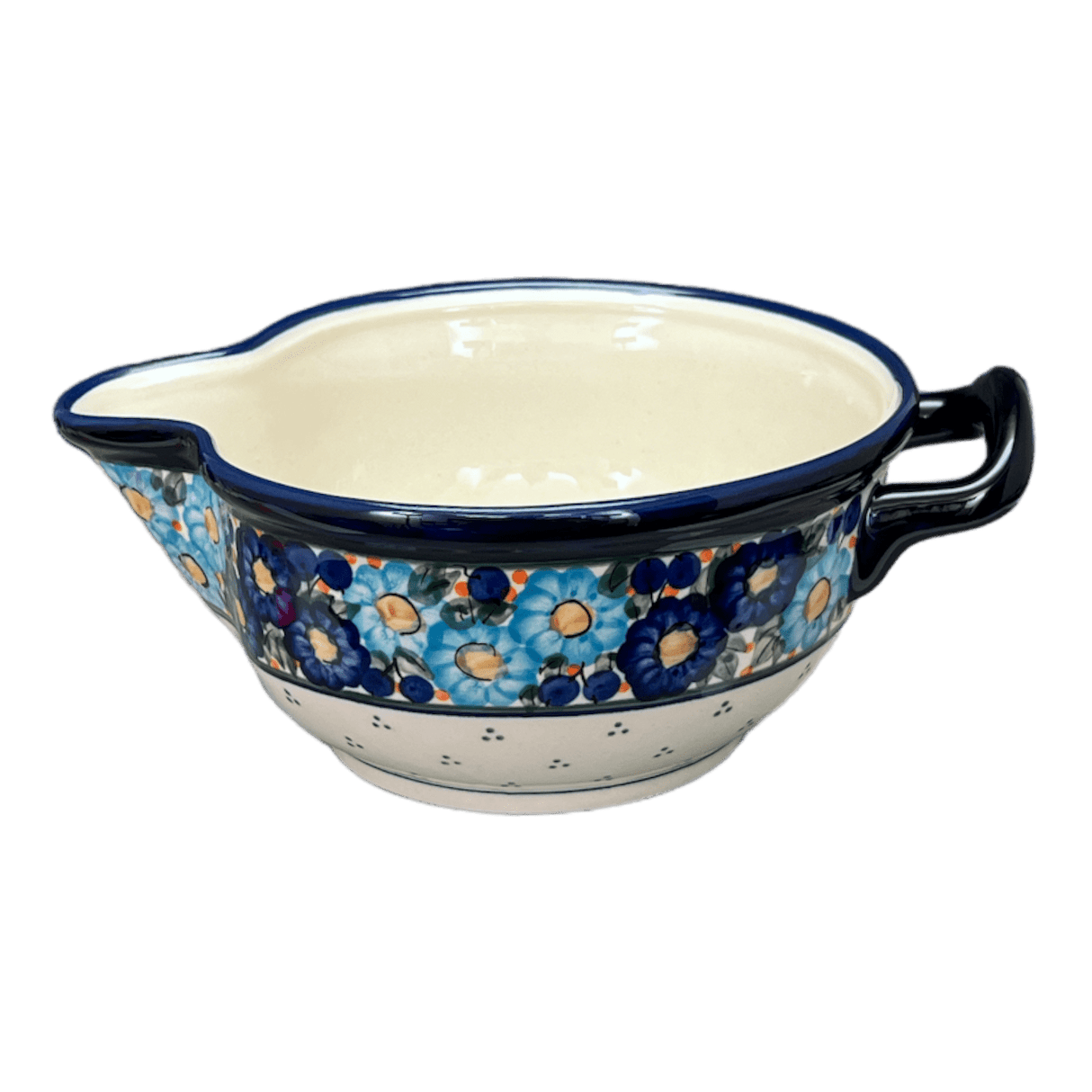 Bowl, Round, Mixing Bowl, 1.25 Quart in "Garden Party Blues" by Zaklady | Y1252-DU50