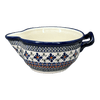 Polish Pottery 1.25 Quart Batter Bowl (Emerald Mosaic) | Y1252-DU60 at PolishPotteryOutlet.com