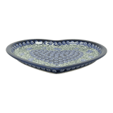 Plate, Heart-Shaped, 11" x 10" in "Spring Swirl" by Zaklady | Y1254A-A1073A