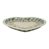 Plate, Heart-Shaped, 11" x 10" in "Raspberry Delight" by Zaklady | Y1254A-D1170