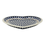 Plate, Heart-Shaped, 11" x 10" in "Mosquito" by Zaklady | Y1254A-D41