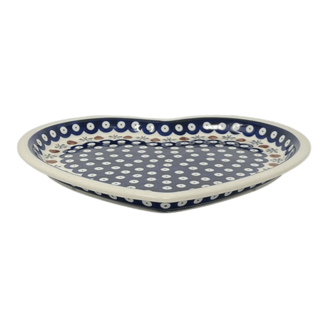 Plate, Heart-Shaped, 11" x 10" in "Mosquito" by Zaklady | Y1254A-D41