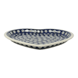 Plate, Heart-Shaped, 11" x 10" in "Peacock Burst" by Zaklady | Y1254A-D487