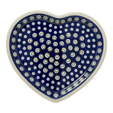 Plate, Heart-Shaped, 11" x 10" in "Peacock Burst" by Zaklady | Y1254A-D487