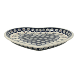 Plate, Heart-Shaped, 11" x 10" in "Peacock Tulip Medley" by Zaklady | Y1254A-D809