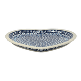 Plate, Heart-Shaped, 11" x 10" in "Mosaic Blues" by Zaklady | Y1254A-D910