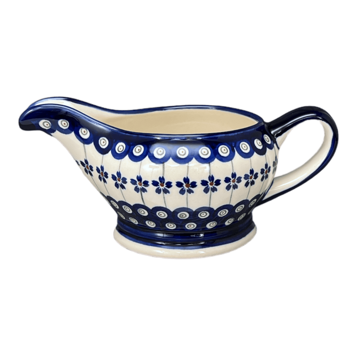 Gravy Boat, 16 oz in "Petite Floral Peacock" by Zaklady | Y1258-A166A