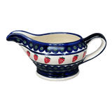 Gravy Boat, 16 oz in "Strawberry Dot" by Zaklady | Y1258-A310A