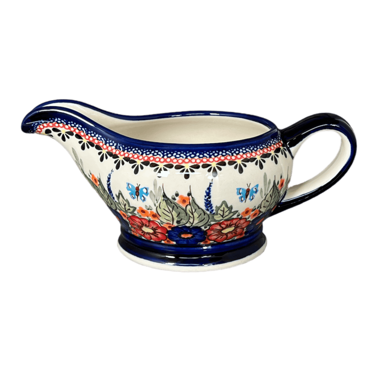 Gravy Boat, 16 oz in "Butterfly Bouquet" by Zaklady | Y1258-ART149