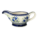 Gravy Boat, 16 oz in "Blue Tulips" by Zaklady | Y1258-ART160