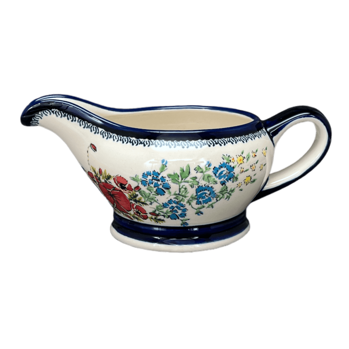 Gravy Boat, 16 oz in "Floral Crescent" by Zaklady | Y1258-ART237