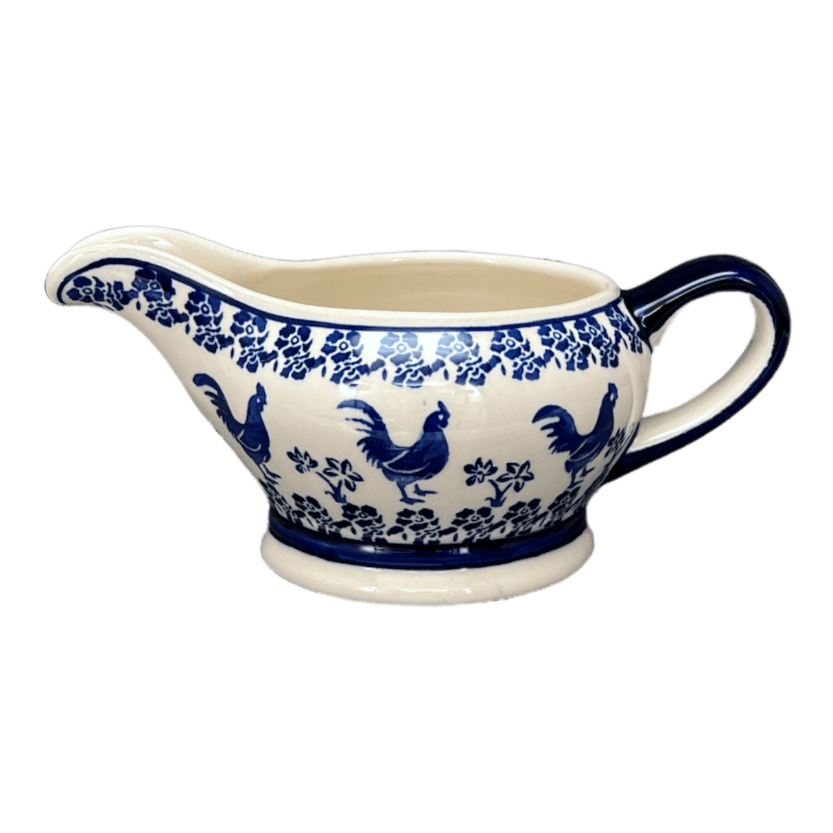 Gravy Boat, 16 oz in "Rooster Blues" by Zaklady | Y1258-D1149