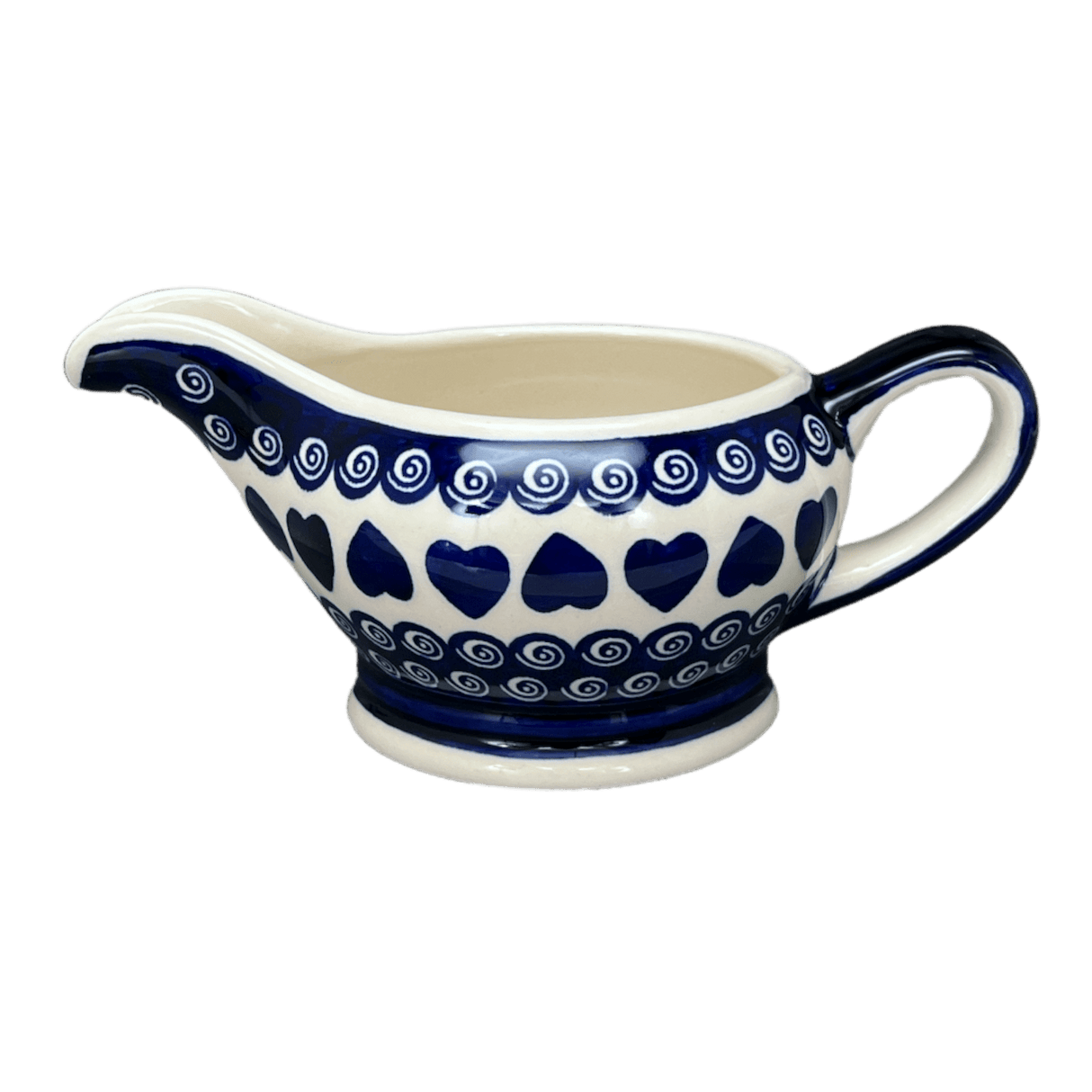 Gravy Boat, 16 oz in "Swirling Hearts" by Zaklady | Y1258-D467