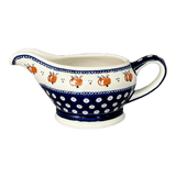 Gravy Boat, 16 oz in "Persimmon Dot" by Zaklady | Y1258-D479