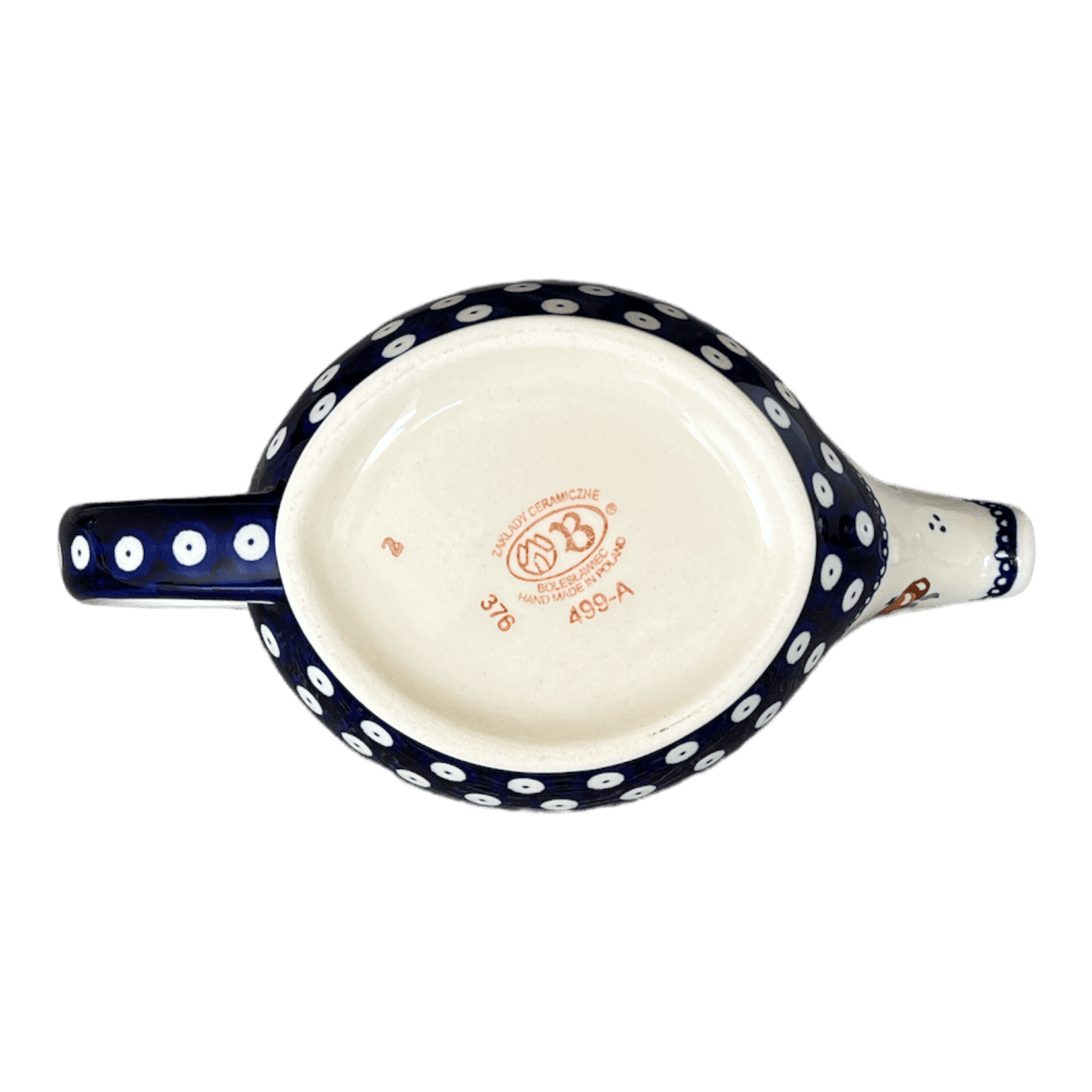 Gravy Boat, 16 oz in "Persimmon Dot" by Zaklady | Y1258-D479