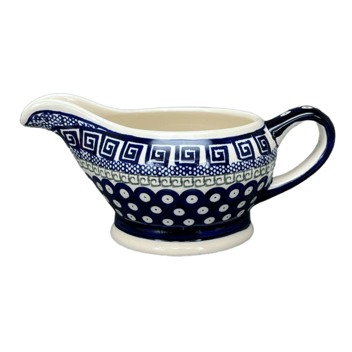 Gravy Boat, 16 oz in "Grecian Dot" by Zaklady | Y1258-D923