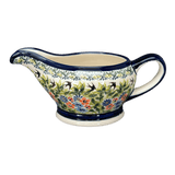 Gravy Boat, 16 oz in "Floral Swallows" by Zaklady | Y1258-DU182