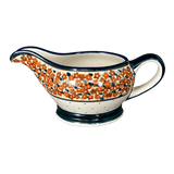 Gravy Boat, 16 oz in "Orange Wreath" by Zaklady | Y1258-DU52