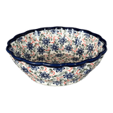 Bowl, Round, Scalloped, Deep, 9.5" in "Swirling Flowers" by Zaklady | Y1279A-A1197A