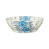 Bowl, Round, Scalloped, Deep, 9.5" in "Something Blue" by Zaklady | Y1279A-ART374