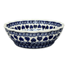 Polish Pottery Deep 9.5" Scalloped Bowl (Swirling Hearts) | Y1279A-D467 at PolishPotteryOutlet.com