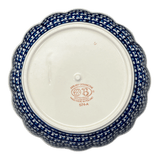 Bowl, Round, Scalloped, Deep, 9.5" in "Mosaic Blues" by Zaklady | Y1279A-D910