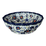 Bowl, Round, Scalloped, Deep, 9.5" in "Floral Explosion" by Zaklady | Y1279A-DU126