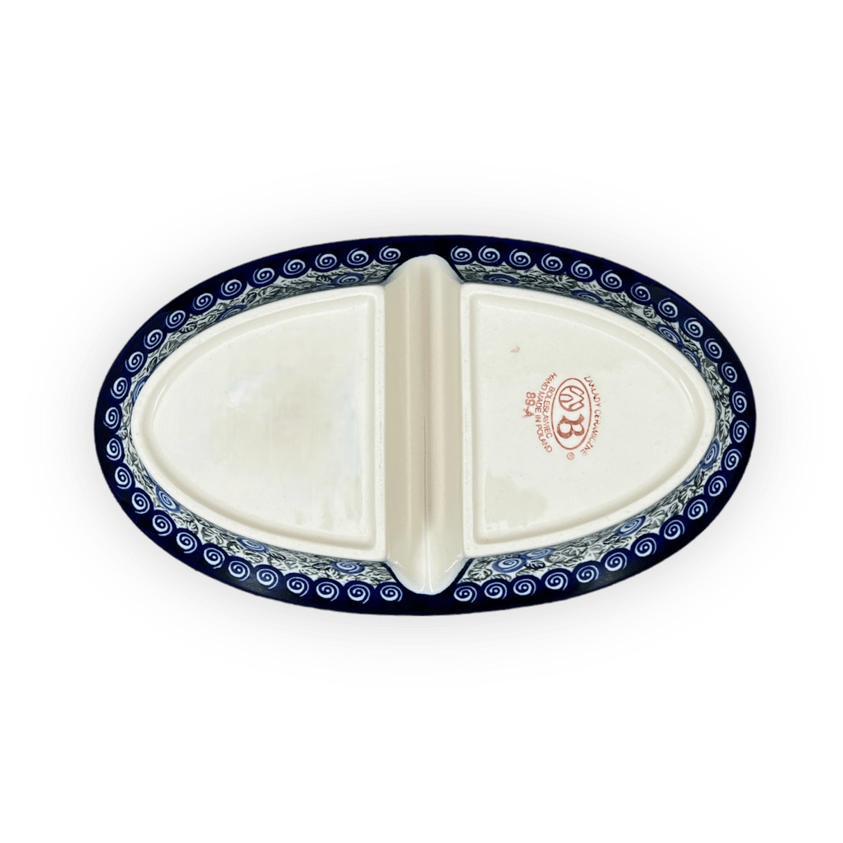 Dual Dish, 11.75" x 7" in "Spring Swirl" by Zaklady | Y1280A-A1073A