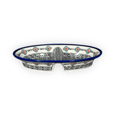 Dual Dish, 11.75" x 7" in "Mesa Verde Midnight" by Zaklady | Y1280A-A1159A