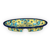 Dual Dish, 11.75" x 7" in "Sunny Meadow" by Zaklady | Y1280A-ART332