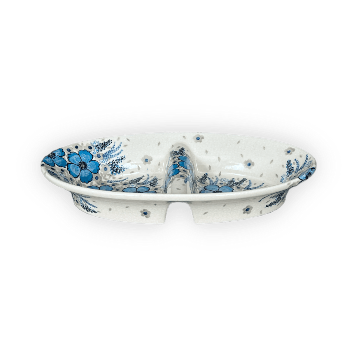 Dual Dish, 11.75" x 7" in "Something Blue" by Zaklady | Y1280A-ART374