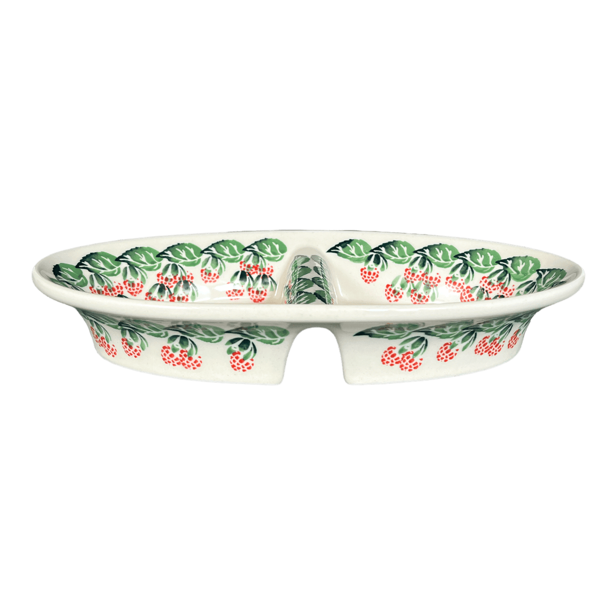 Dual Dish, 11.75" x 7" in "Raspberry Delight" by Zaklady | Y1280A-D1170