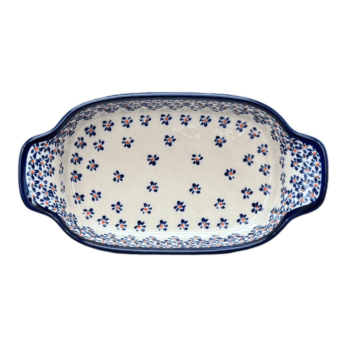 Baker, Handles, 5.5" x 10" Small in "Falling Blue Daisies" by Zaklady | Y1281A-A882A