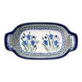 Baker, Handles, 5.5" x 10" Small in "Blue Tulips" by Zaklady | Y1281A-ART160