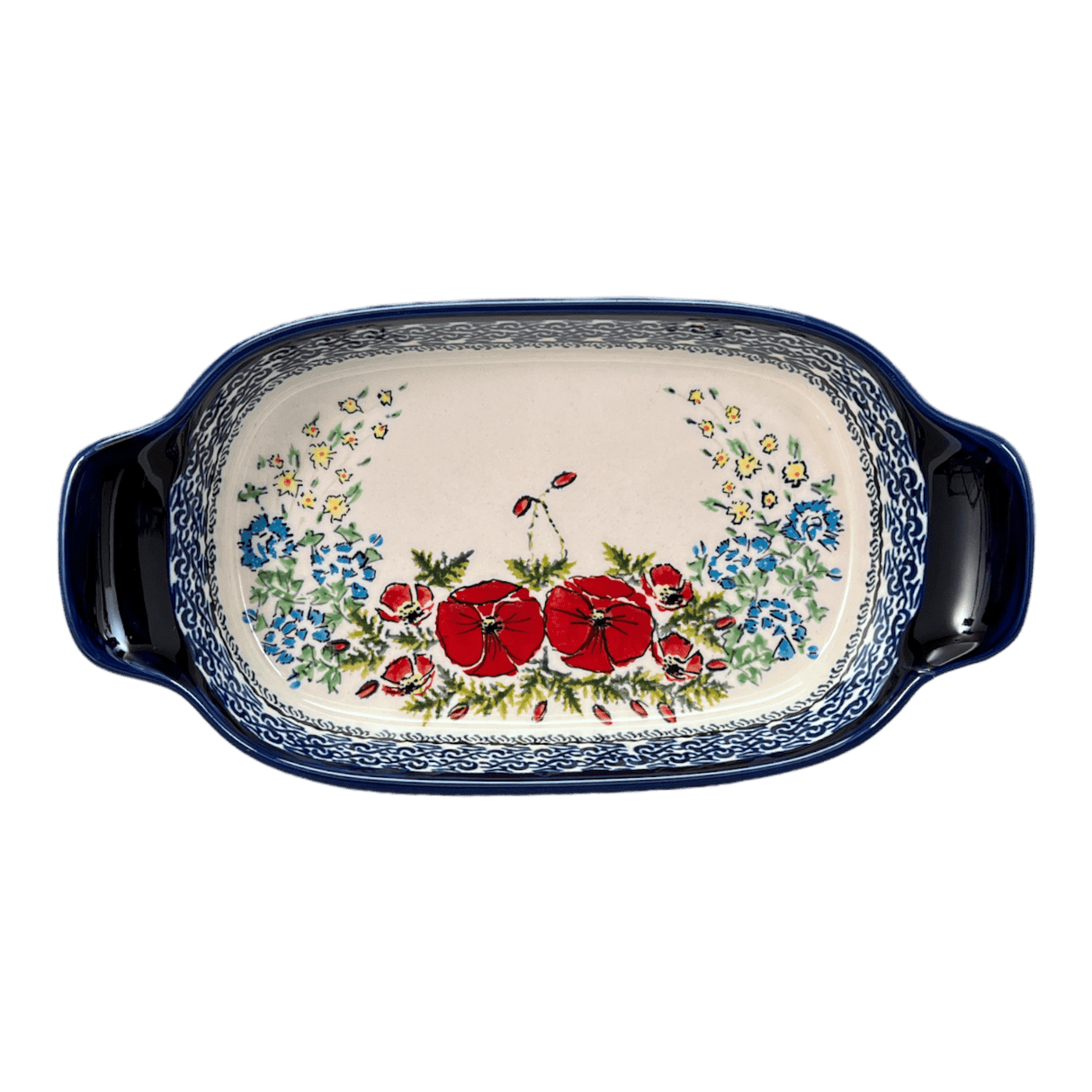 Baker, Handles, 5.5" x 10" Small in "Floral Crescent" by Zaklady | Y1281A-ART237