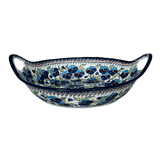 Bowl, Round, Handles, 15" in "Pansies in Bloom" by Zaklady | Y1348A-ART277