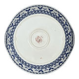 Bowl, Round, Handles, 15" in "Rooster Blues" by Zaklady | Y1348A-D1149