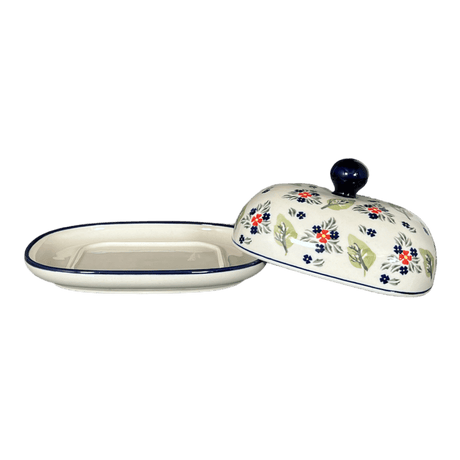 Butter Dish, Large, 6" x 8" in "Mountain Flower" by Zaklady | Y1394-A1109A