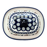 Butter Dish, Large, 6" x 8" in "Evergreen Moose" by Zaklady | Y1394-A992A