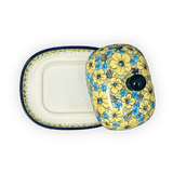 Butter Dish, Large, 6" x 8" in "Sunny Meadow" by Zaklady | Y1394-ART332