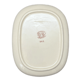 Butter Dish, Large, 6" x 8" in "Swirling Hearts" by Zaklady | Y1394-D467