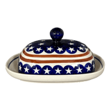 Butter Dish, Large, 6" x 8" in "Stars & Stripes" by Zaklady | Y1394-D81