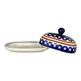 Butter Dish, Large, 6" x 8" in "Stars & Stripes" by Zaklady | Y1394-D81