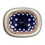 Butter Dish, Large, 6" x 8" in "Stars & Stripes" by Zaklady | Y1394-D81
