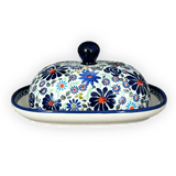 Butter Dish, Large, 6" x 8" in "Floral Explosion" by Zaklady | Y1394-DU126